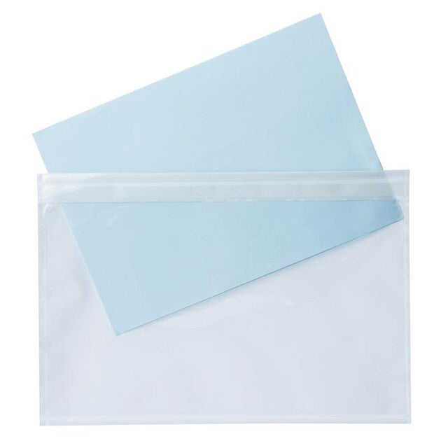 Bolsa adhesiva portadocumentos transparente C5 | 225 x 165 mm | Paquete de 1000