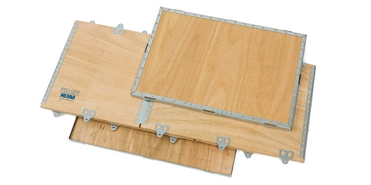 Caja plegable de madera | 380 x 280 x 380mm