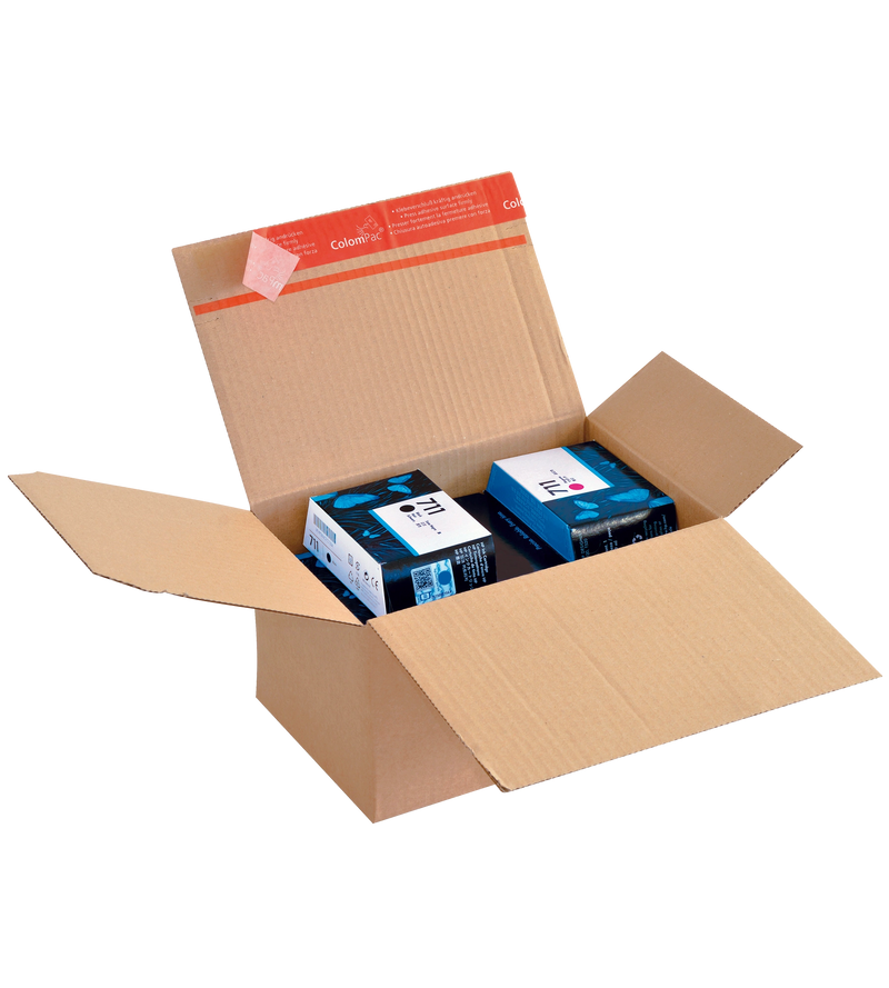 Caja para envío y retorno  A4 | 260 x 220 x 130 mm | Paquete de 10