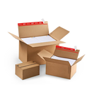 Caja de altura variable A4 | 305 x 230 x 70/160 mm | Paquete de 10