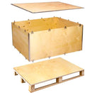 Caja palet plegable de madera | 1180 x 780 x 380mm