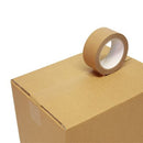 Cinta adhesiva de papel kraft | 50mm x 50m | Paquete de 36