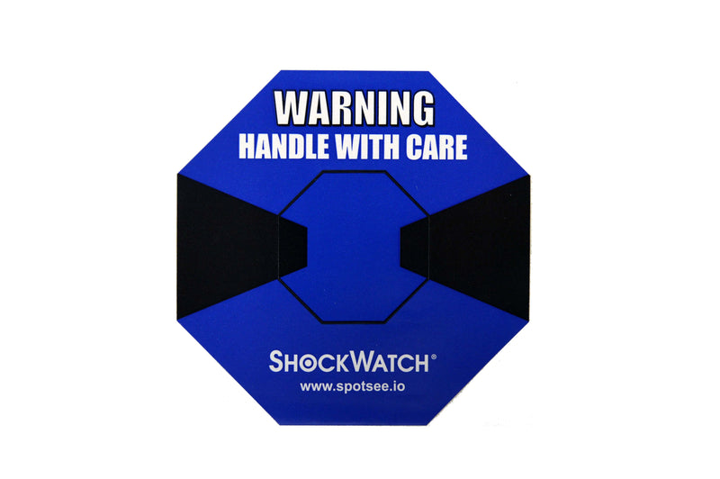 Indicador impacto Shockwatch© 2 | 15G Azul | Paquete de 10