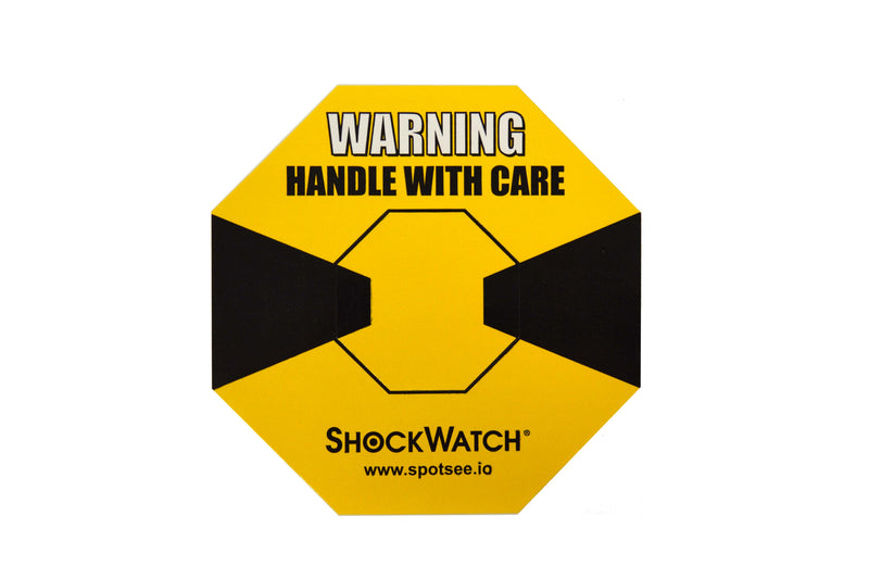 Indicador impacto Shockwatch© 2 | 25G Amarillo | Paquete de 10