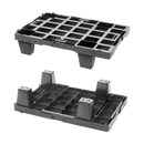 Palet de plástico encajable | 600 x 400mm | 250k