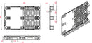 Palet de plástico encajable | 1200 x 800mm | 900k