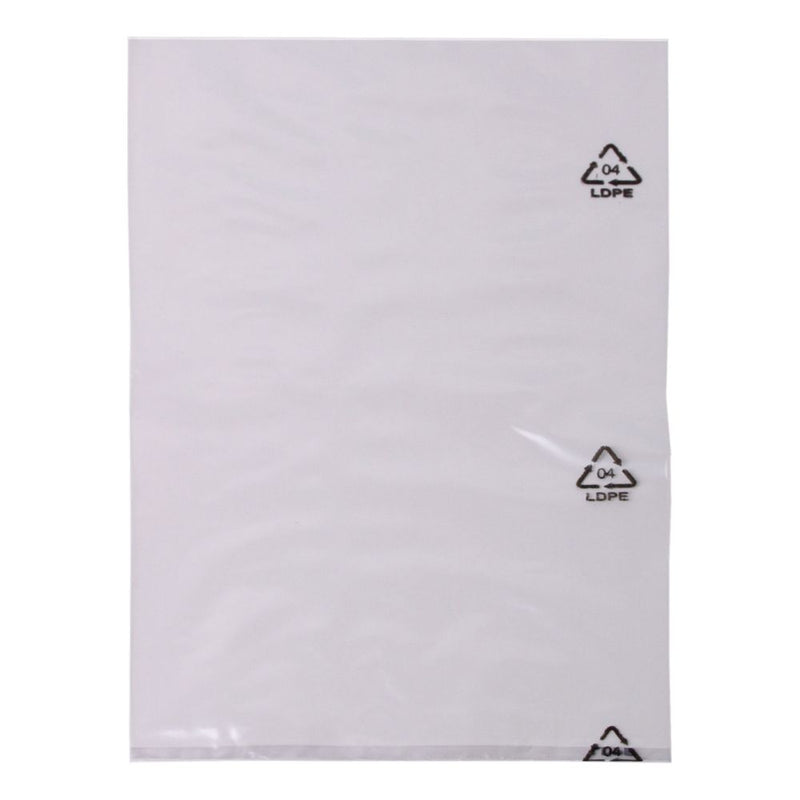 Bolsa de plástico transparente 50my | 350 x 450 mm | Paquete de 1000