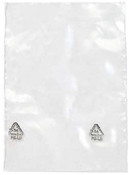 Bolsa de plástico transparente 50my | 70 x 100 mm | Paquete de 1000