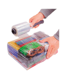 Mini rollo film estirable 23µm | 100mm x 150m | Paquete de 40