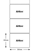 Film cojines de aire AirWave® - Standard | 210mm x 150mm 700m | Paquete de 2