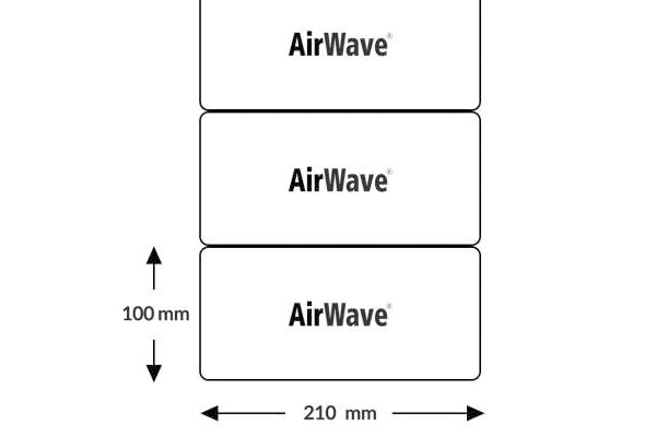 Film cojines de aire AirWave® BIO de 210 x 100mm 