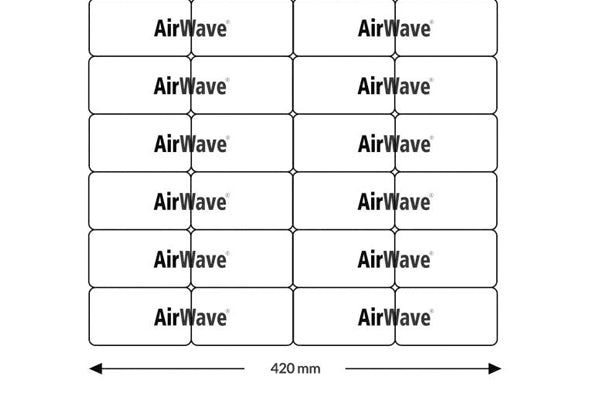 Film cojines de aire AirWave® BIO de 420 x 320mm 