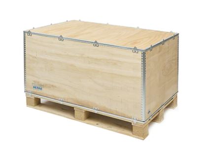 Caja palet plegable de madera | 780 x 580 x 580mm