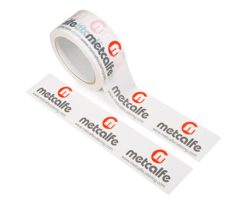 Cinta adhesiva personalizada PVC a 2 tintas | 50mm x 66m | Paquete 36