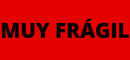 Etiqueta adhesvia "Muy Frágil" | 94 x 38 mm Roj/Neg Rollo de 1000
