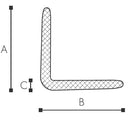 Perfil de espuma en L NOMAPACK® 75 x 75mm | Paquete de 105