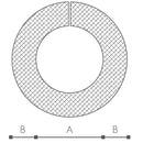 Perfil de espuma en O NOMAPACK® slit 18 / 9mm x 2m | Paquete de 165