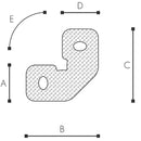 Perfil de espuma en L NOMAPACK® System 30mm | Paquete de 70