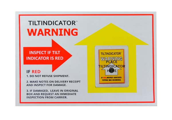 Etiquetas detector de vuelco Tiltwatch | Paquete de 10