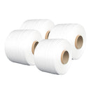 Fleje textil Hotmelt para prensa de bala | 9mm x 500m | Paquete de 8 bobinas