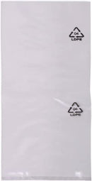 Bolsa de plástico transparente 25my | 250 x 400 mm | Paquete de 1000