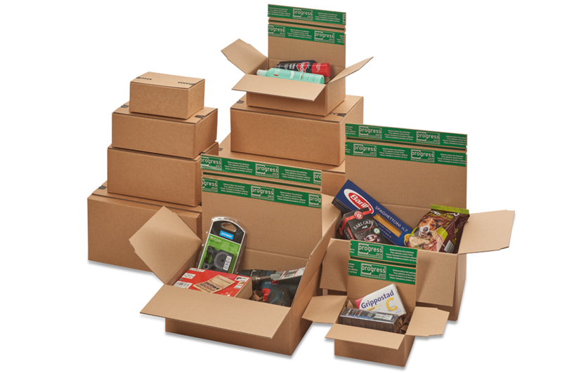 Caja para envío y retorno Flixbox® A3 | 430 x 310 x 210 mm | Paquete de 10