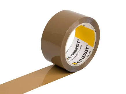 Cinta adhesiva polipropileno marrón | 75mm x 126m | Paquete de 24
