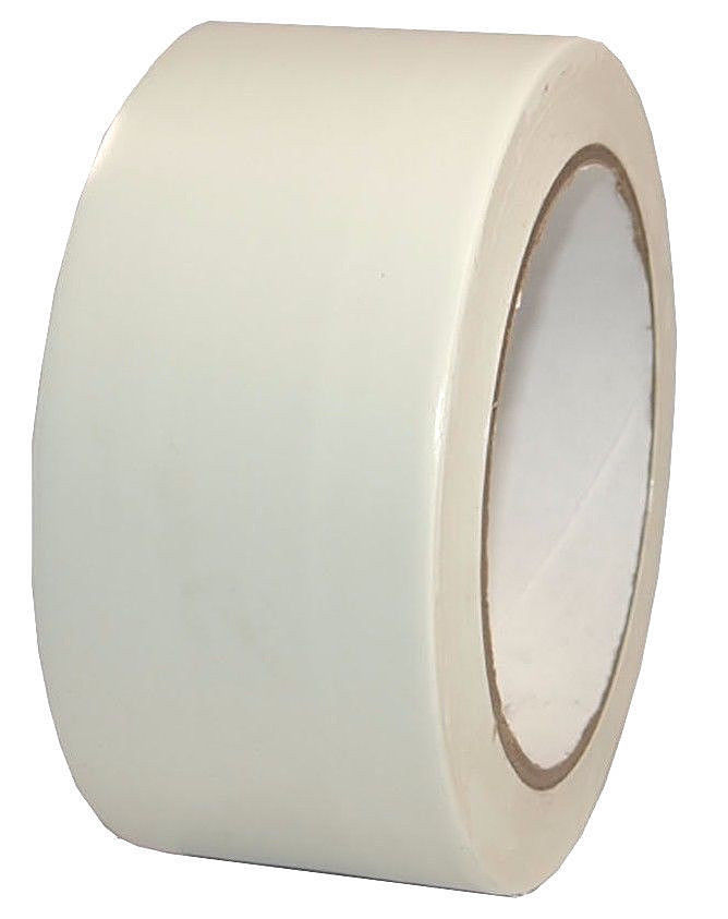 Cinta adhesiva de PVC blanco | 50mm x 66m | Paquete de 36