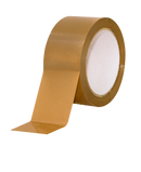 Cinta adhesiva de PVC marrón | 50mm x 66m | Paquete de 36