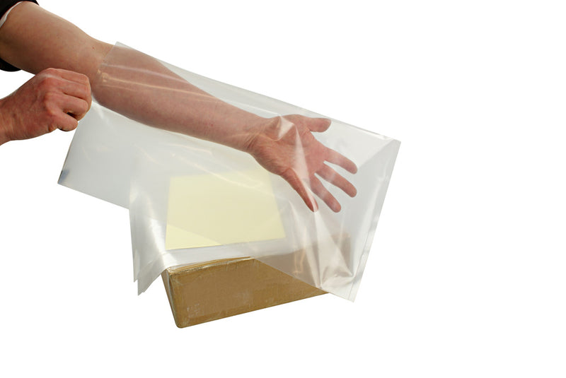 Bolsa de plástico transparente 100my | 500 x 800 mm | Paquete de 200